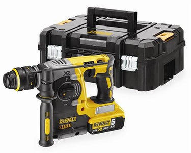Dewalt dch273p2t 18v li-ion accu sds-plus combihamer set (2x 5.0ah accu) in tstak - 2,1j - koolborstelloos