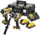 Dewalt dck2200h2t-qw | xr accu combiset 18v dcd1007 + dcf860 in tstak (2x 5.0ah powerstack accu + lader) - dck2200h2t-qw