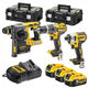 Dewalt dck368p3t accu set | dcd796 + dcf887 en dch273 in t-stak koffers | 18v 5.0ah li-ion - dck368p3t-qw
