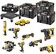Dewalt dck853p4t-qw | xr accu combiset 18v 8 machines in tstak (4x 5.0ah accu + lader) - dck853p4t-qw