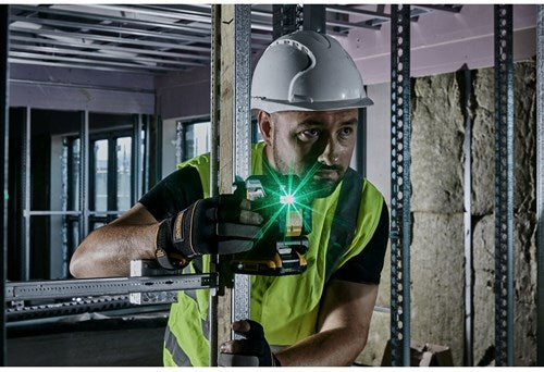 Load image into Gallery viewer, Dewalt dcle34021n-xj accu kruislijnlaser groen 18v xr zonder accu's en lader in t-stak - dcle34021n-xj
