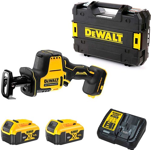 Dewalt dcs369p2 | accu reciprozaag | xr | 18 v | 5,0 ah | li-ion in tstak - dcs369p2-qw