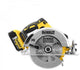 Dewalt dcs570p2 accu cirkelzaag 18v 5.0ah xr li-ion in t-stak