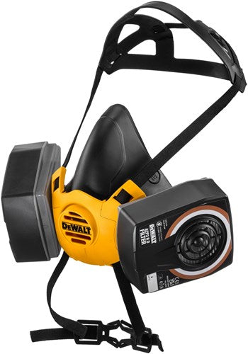Dewalt dxir1hmla2p3 lichtgewicht halfgelaatsmasker met a2p3 filters | maat l - dxir1hmla2p3