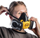 Dewalt dxir1hmmp3 lichtgewicht halfgelaatsmasker met p3 filters | maat m - dxir1hmmp3