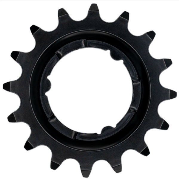 Load image into Gallery viewer, Kmc tandwiel voor shimano 16t o-mo staal 3 32 inch - zwart

