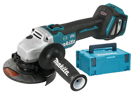 Makita dga513zj 18v haakse slijper 125mm | zonder accu's en lader in m-box - dga513zj