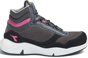 Diadora werkschoen athena mid 179901 s3l | nine iron raspberry (d0458) | maat 39 - 8053607443550