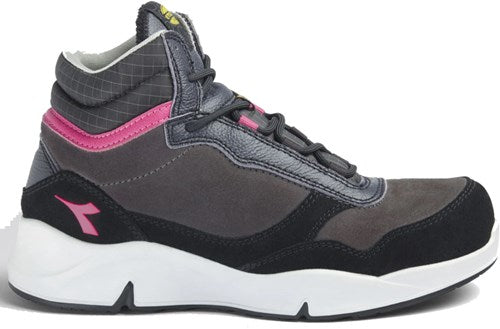 Afbeelding laden in galerijviewer, Diadora werkschoen athena mid 179901 s3l | nine iron raspberry (d0458) | maat 39 - 8053607443550
