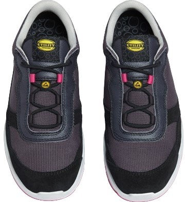 Diadora werkschoen athena text laag 179903 s1p d0458 | nine iron raspberry (d0458) | maat 37 - 8053607443338