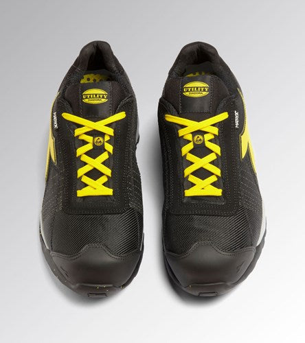 Afbeelding laden in galerijviewer, Diadora werkschoen glove mds mtx low 181133 s1ps | black yellow c1463 | maat 47 - 8053607610624
