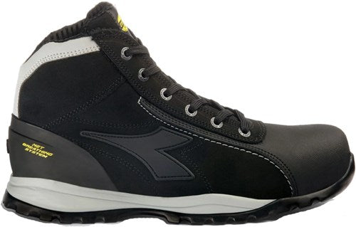 Afbeelding laden in galerijviewer, Diadora werkschoen glove net mid pro 181123 173527 s3l zwart | zwart | maat 48 - 8053607614998
