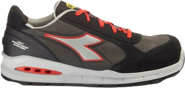 Diadora werkschoen run net ab 181148 s3s c9034 | asphalt silver red c9034 | maat 39 - 8053607620821