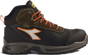 Diadora werkschoen sport diatex 181120 mid s3 (zwart groen) | zwart groen | maat 44 - 8053607615957