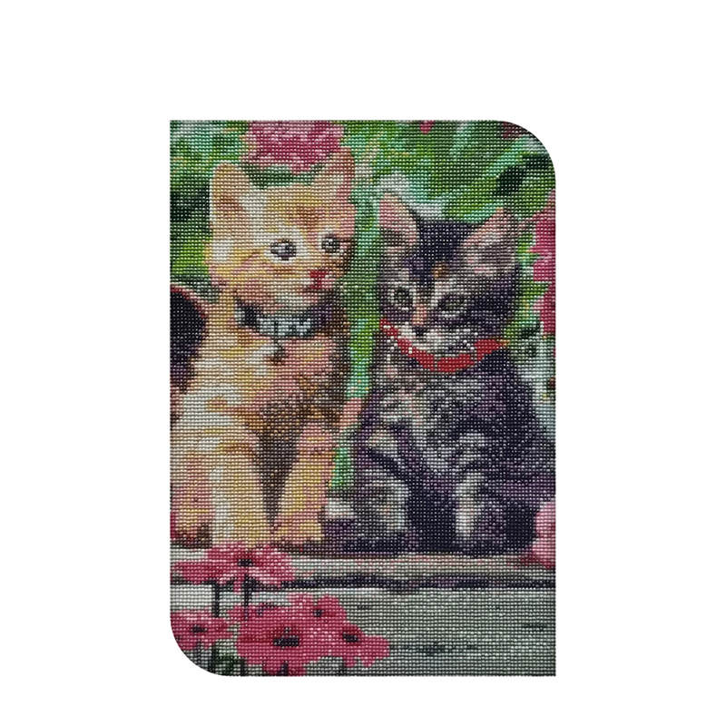 Load image into Gallery viewer, Diamond painting set kitten 40x50cm
