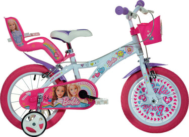 Dino 16 Inch 27 cm Meisjes Knijprem Wit Roze