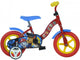 Dino 10 Inch 17 cm Jongens Doortrapper Rood Blauw