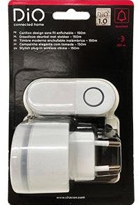 Load image into Gallery viewer, Di-o dio draadloze deurbel set plug-in design mini 150m - 6960404
