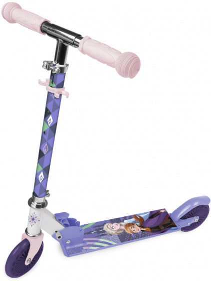 Load image into Gallery viewer, Disney Frozen 2 2-wiel kinderstep meisjes aluminium paars
