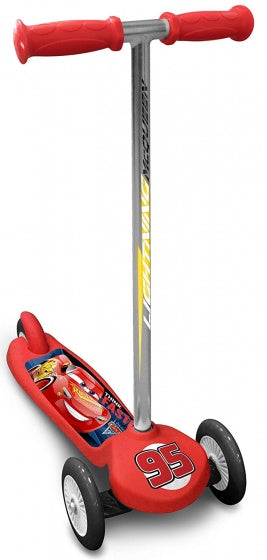 Load image into Gallery viewer, Disney 3 3-wiel kinderstep voetrem junior rood
