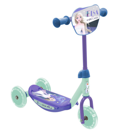 Load image into Gallery viewer, Frozen 3-wiel kinderstep meisjes paars lichtblauw
