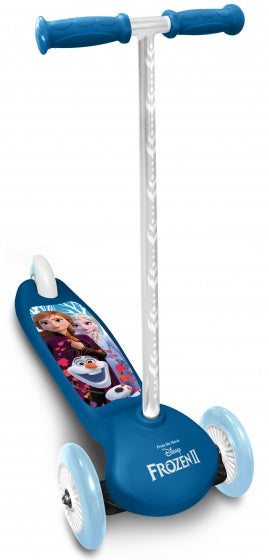 Frozen 3-wiel kinderstep Meisjes Voetrem Blauw