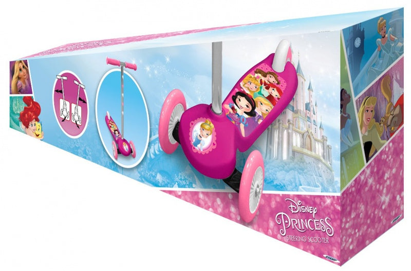 Load image into Gallery viewer, Disney 3-wiel kinderstep voetrem meisjes roze
