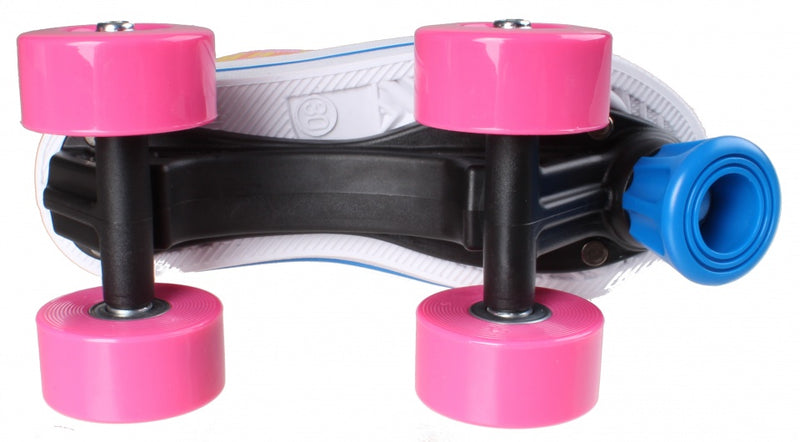 Load image into Gallery viewer, Minnie Mouse rolschaatsen meisjes roze wit maat 28
