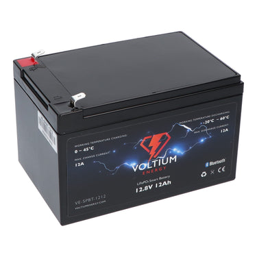 Voltium energy lifepo4 accu 12,8v 12ah bluetooth