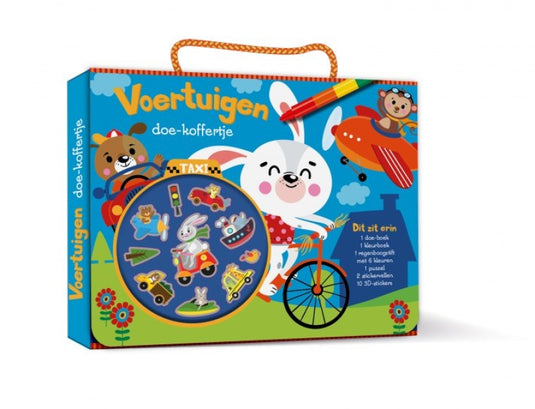 Imagebooks doe-koffertje - voertuigen