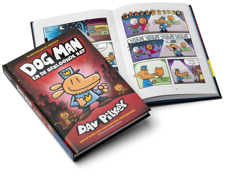 Load image into Gallery viewer, Condor dog man 3 - dog man en de gekloonde kat
