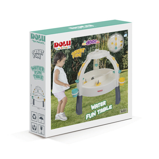 Load image into Gallery viewer, Dolu Fun Fountain Zanden Watertafel met Accessoires Wit Grijs
