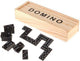 Engelhart domino 28 stenen in houten kistje