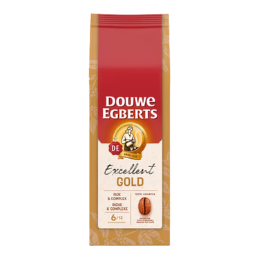 Douwe egberts excellent gold koffiebonen - intensiteit 6 12 - 4 x 500 gram