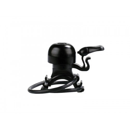 Load image into Gallery viewer, fietsbel Micro 23 mm koper zwart
