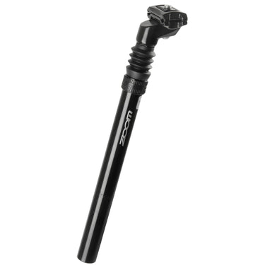 Messingschlager zoom zadelpen atb 27.2 alu. zwart verend 350 mm.
