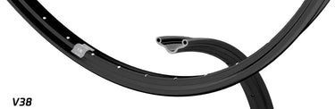 velg 28 inch 36G aluminium 13G zwart