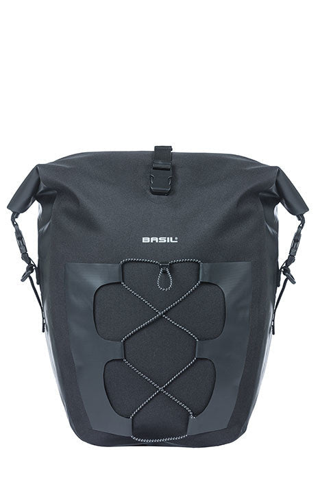 Load image into Gallery viewer, Basil Navigator Waterproof enkele fietstas, zwart

