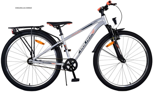 Volare Cross kinderfiets jongens 26 inch Zilver 3 versnellingen