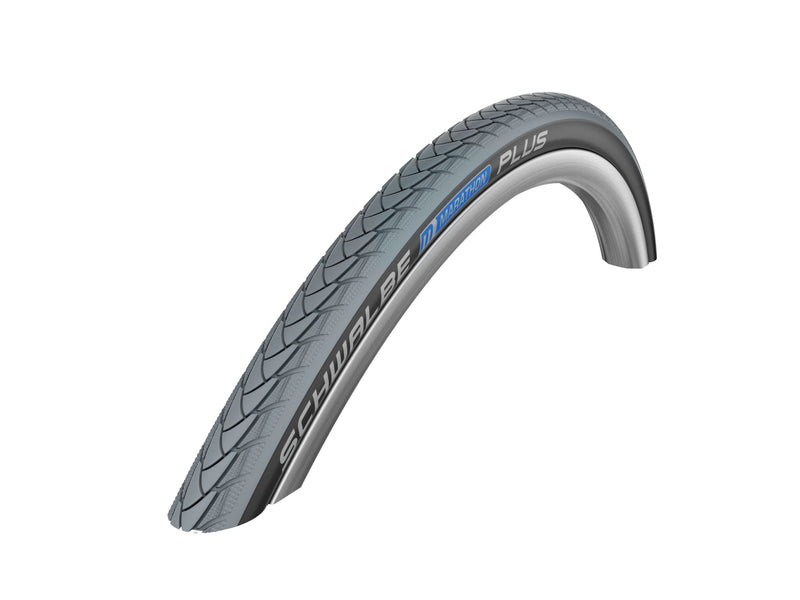 Load image into Gallery viewer, Schwalbe buitenband Marathon Plus 24 x 1 3 8 grijs
