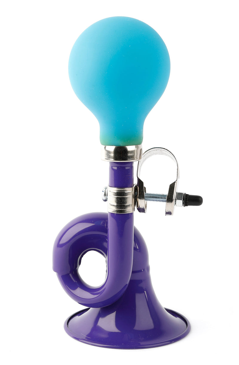 Afbeelding laden in galerijviewer, Buzaglo pexkids purple toet posthoorn staal blauwe bol
