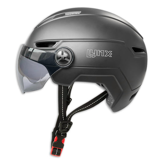 VisGoud Pro fietshelm zwart maat 55-58 cm (S M)