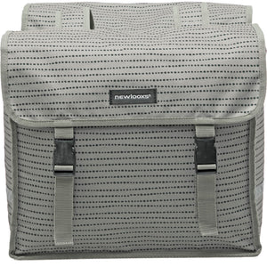 Fiori Dubbele Fietstas - Waterafstotend Polyester - 30L - Zwart Blauw Grijs