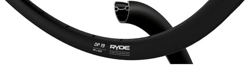 Load image into Gallery viewer, Ryde b.v. velg 28' - 14 dp19 28'-622 zwart disc 32 gaats
