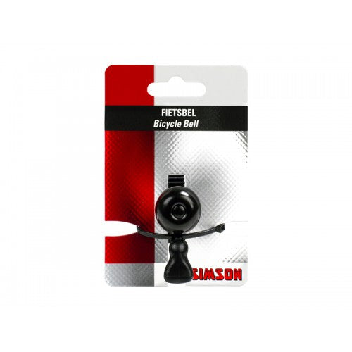 Load image into Gallery viewer, fietsbel Micro 23 mm koper zwart

