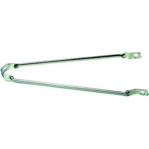 Hulzebos cycle parts b.v. spatbord stang 28 toer rvs - as bevestiging