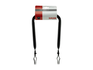 Simson rugleuning smal zwart met vinyl rugkussen