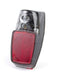 Buzaglo ikzilight spatbord achterlicht reflectie 1 tech led rood - bulk