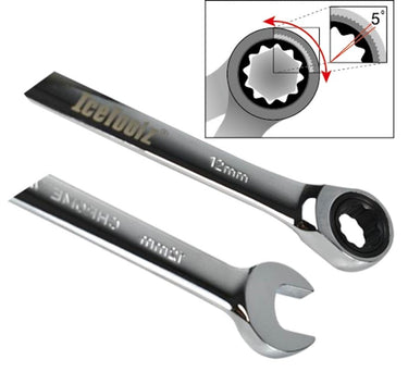 Steek- Ring-Ratelsleutel Icetoolz 12Mm