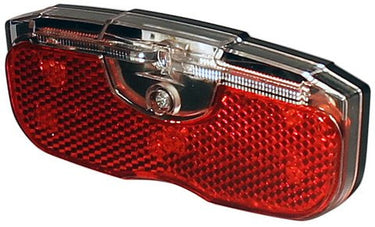 Union LED achterlicht batterij 1x rode LED UN-4450 80mm